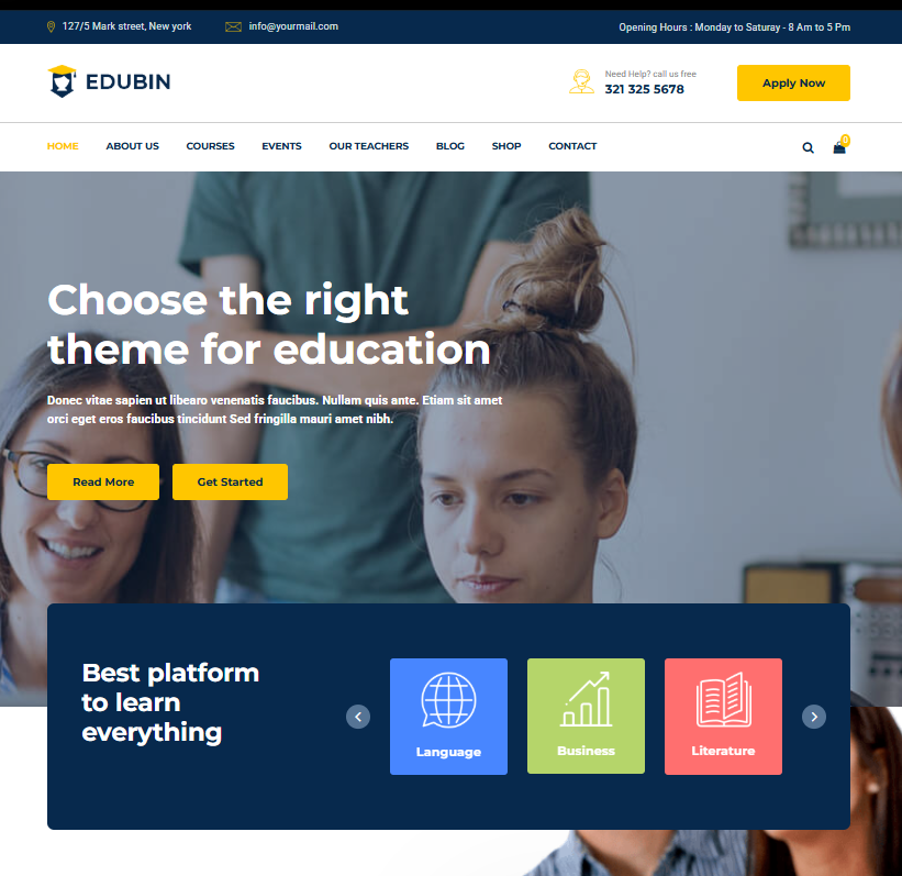EduBin screenshot