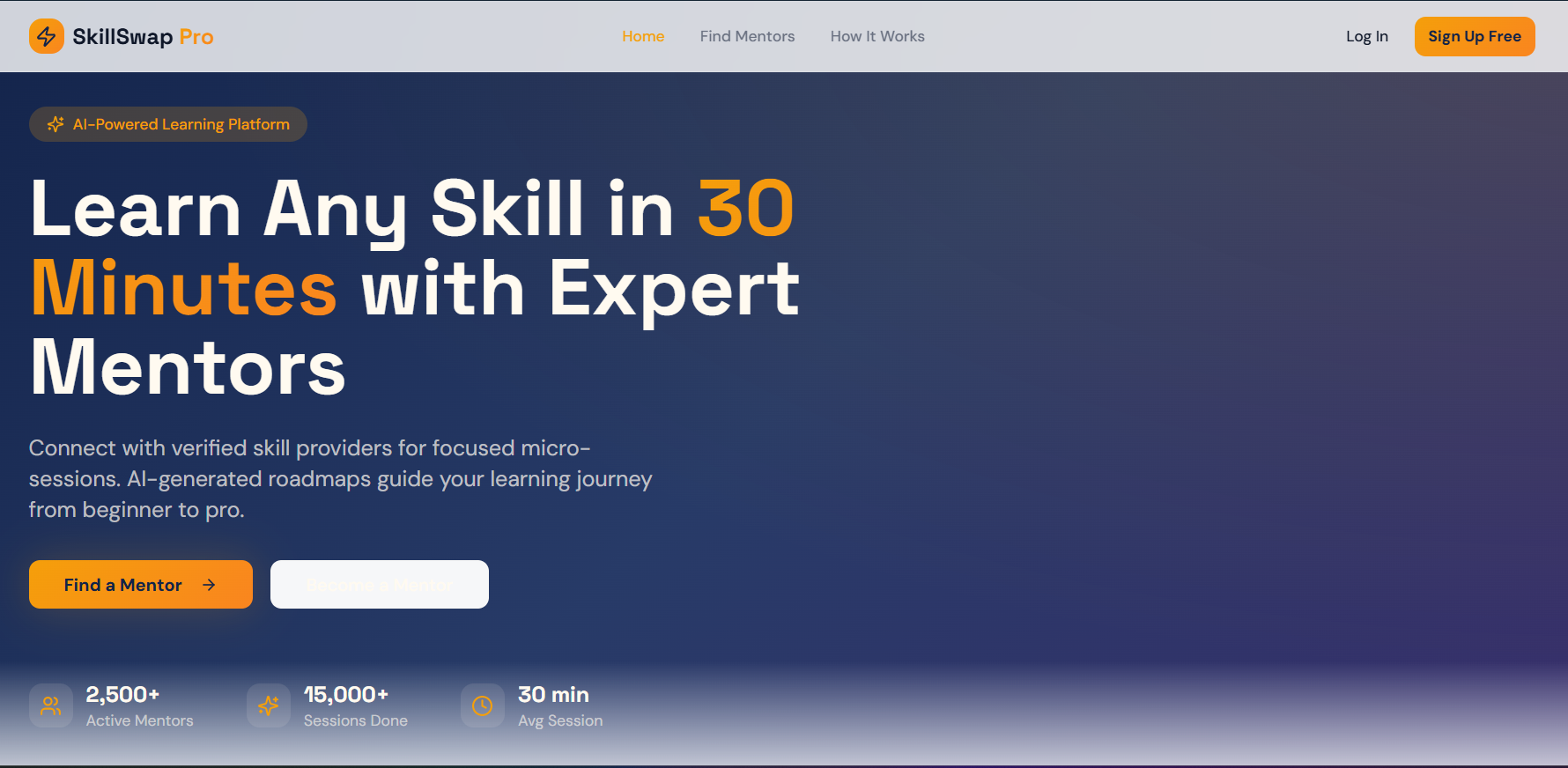 SkillSwap Pro screenshot
